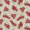 44 x 36 Timeless Treasures Christmas Truck And Gnome Beige Let It Snow 100% Cotton Fabric